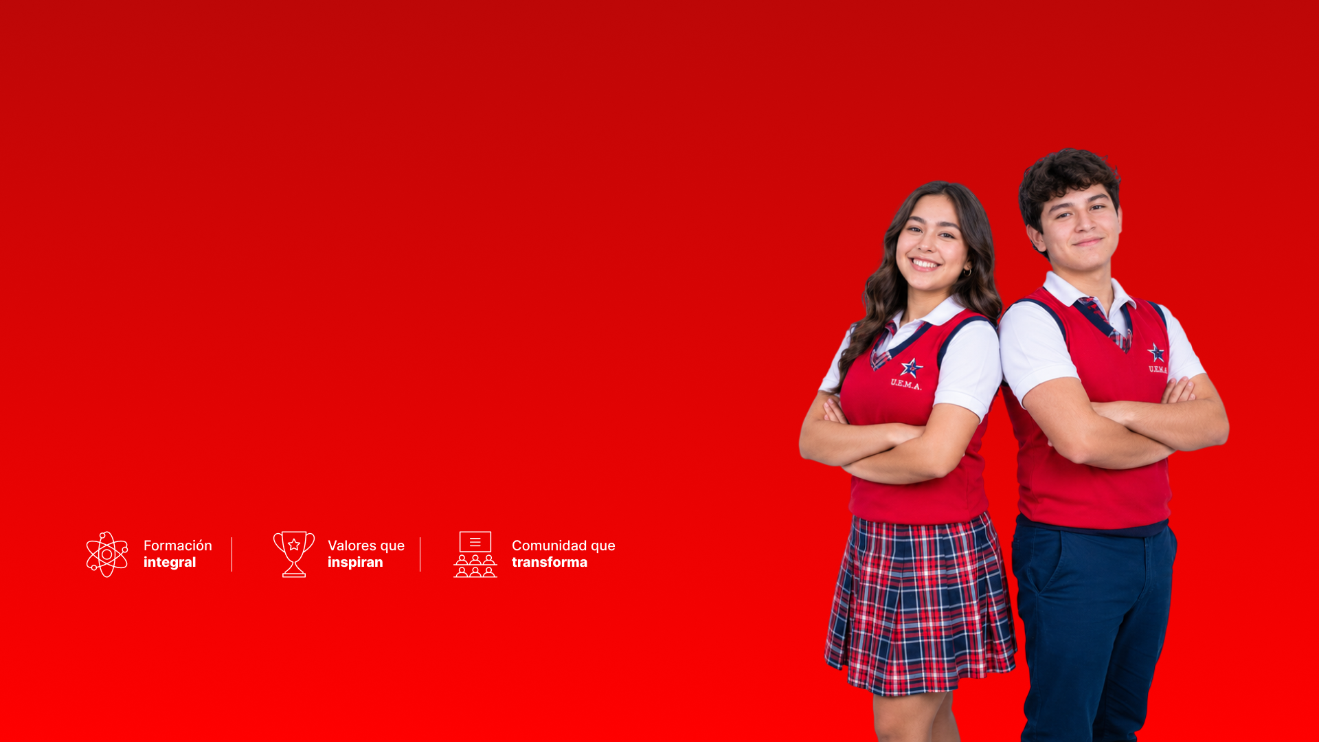 Estudiantes de la Unidad Educativa María Andrea