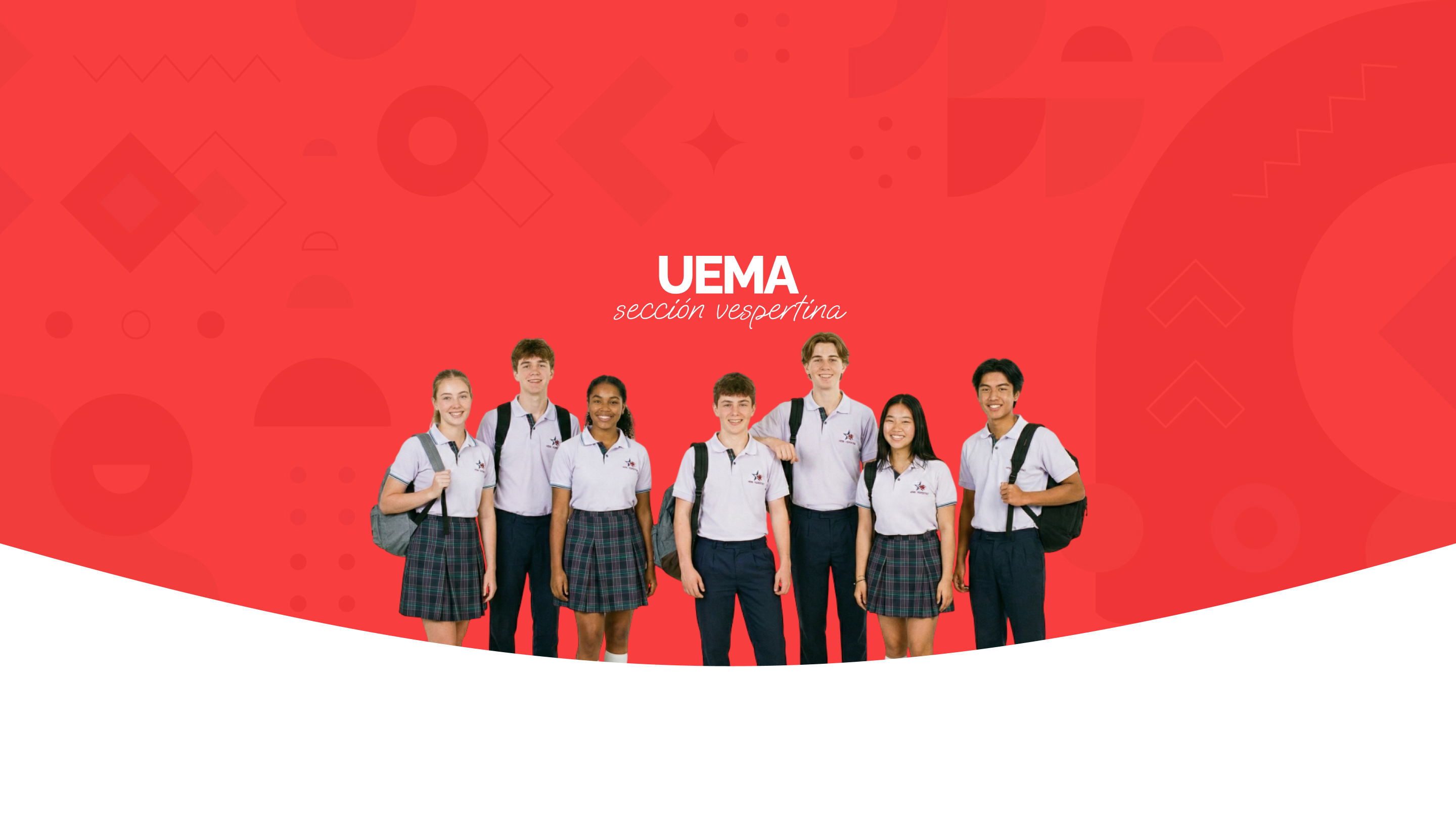 Estudiantes de la Unidad Educativa María Andrea - Sección Vespertina