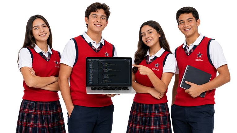 Estudiantes de la especialidad Desarrollo de Software UEMA